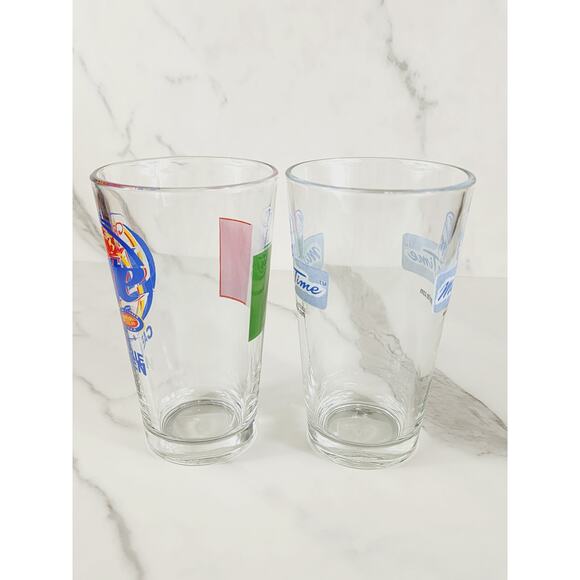 Miller Lite Mexico Flag Pilsner Pint Beer Clear Glass 16oz Drinkware 5 1/2" x2 - Picture 8 of 13